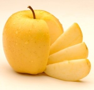 The non-browning Arctic Golden Delicious Apple (Courtesy of Neal Carter)