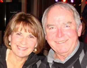 Chuck Underwood and his wife Marcia celebrate his retirement. Columbia Marketing International 