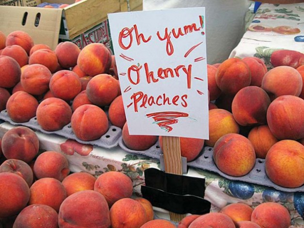 Appreciated for its red skin and golden flesh, the O’Henry peach has been an important part of the variety mix for decades. 