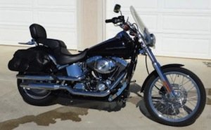 This Millennium Edition Harley-Davidson could be yours for $100 if you draw the winning raffle ticket. 