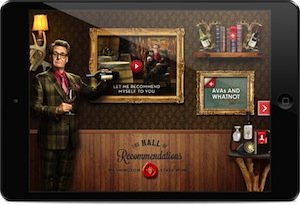Actor and comedian Greg Proops of "Whose Line is It Anyway?" stars as 'The Recommendeuer' in an iPad app developed by the Washington Wine Commission. Washington Wine Commission 