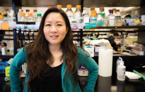 Dr. Joanna Chiu of the University of California, Davis, has published research on yeast biopesticide to be used on spotted wing drosophila. (TJ Mullinax/Good Fruit Grower)