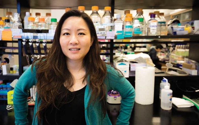 Dr. Joanna Chiu of the University of California, Davis, has published research on yeast biopesticide to be used on spotted wing drosophila. (TJ Mullinax/Good Fruit Grower)
