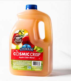 Cosmic Crisp apple cider from Litehouse