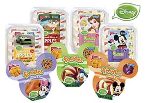 A partnership with Disney resulted in 18 percent of Crunch Pak’s business being in Disney-labeled products. (Courtesy Crunch Pak.)