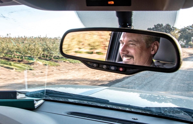 Jeff Colombini is a hands on kind of grower and spends hours monitoring fruit development in orchards managed by Lodi Farming. Many Northwest orchardists have visited his California apple and cherry orchards. TJ Mullinax/Good Fruit Grower