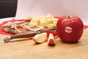 Crimson Snow is a new apple from Australia. Kiku Variety Management