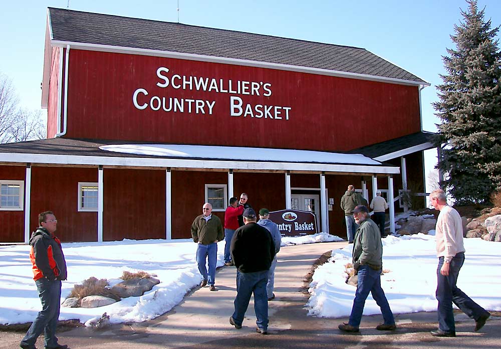 Schwallier’s Country Basket in Sparta, Michigan, was one of the stops during an International Fruit Tree Association winter tour in 2010. The farm market was started by Phil’s wife, Judy, in 1989 and has grown into a multifaceted agritourism operation. (Good Fruit Grower file photo)