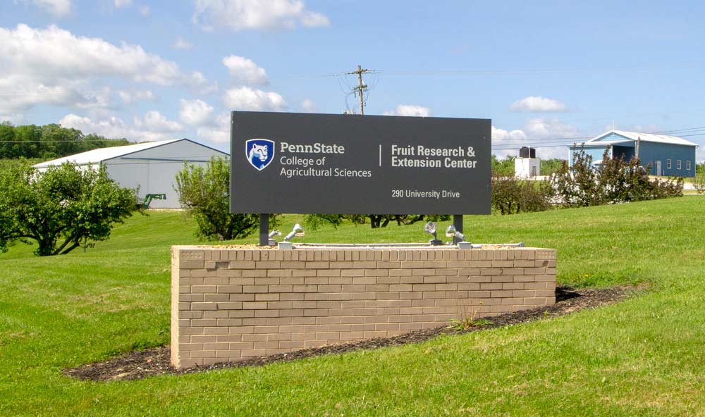 The Penn State Fruit Research and Extension Center on 180 acre in Biglerville, Pennsylvania is the current home of the research efforts to serve the region's tree fruit growers that started in 1918. (Kate Prengaman/Good Fruit Grower)