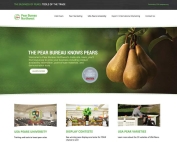 Pear Bureau Northwest’s redesigned website at www.trade.usapears.org features information on pear varieties and marketing trends.