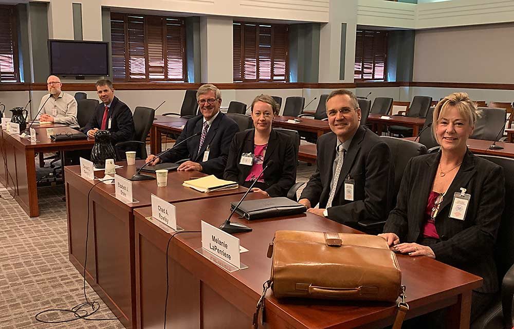 Members of the U.S. tart cherry industry testified before the International Trade Commission earlier this year. (Courtesy Cherry Marketing Institute)