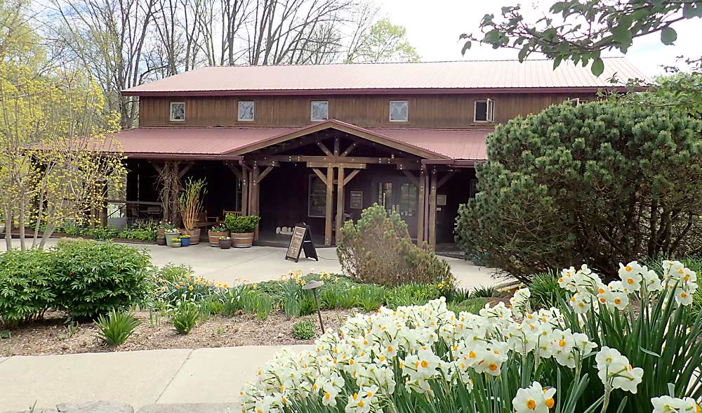 Set in southern Indiana, Oliver Winery is one of the country’s largest wineries overall and has become a Midwest destination, with its tasting room overlooking a park-like setting complete with a pond, gardens, picnic area and trails. (Leslie Mertz/for Good Fruit Grower)