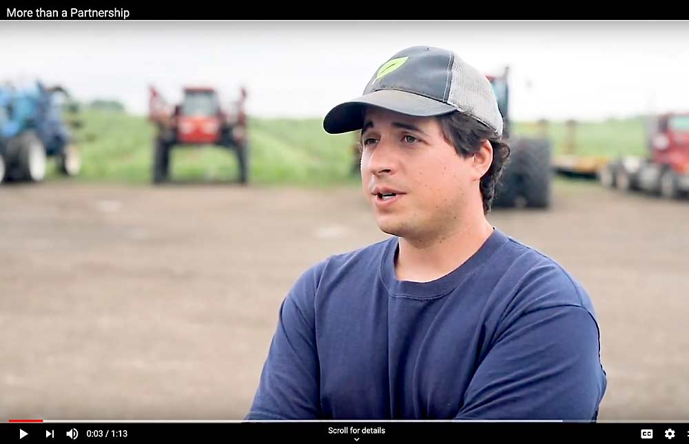 Courtesy Canadian Horticultural Council Norfolk County, Ontario, grower Brett Schuyler shared the story of how Caribbean farmworkers keep his family’s farm running in a 2018 video project celebrating international farmworkers, led by the Canadian Horticultural Council. Several years ago, Schuyler Farms hired one of the first crews of female farmworkers from Trinidad and Tobago, and the video featured several of his workers as well. See the video with the online version of this story at goodfruit.com. (Courtesy Canadian Horticultural Council)