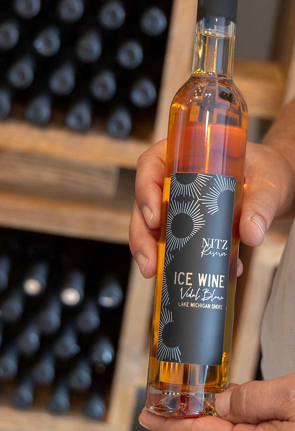 Ice wine, produced from grapes that have been frozen while still on the vine, is one of Chill Hill’s specialties. (Matt Milkovich/Good Fruit Grower)