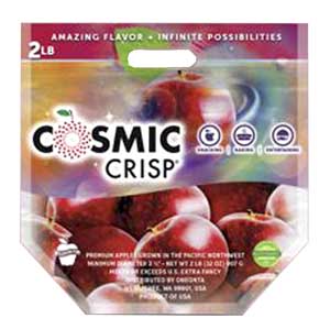 A 2-pound bag for the Cosmic Crisp apple.(Courtesy Proprietary Variety Management, PVM)