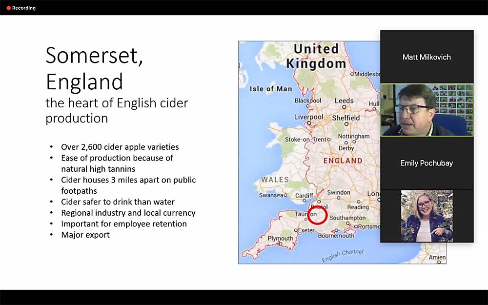 Neil MacDonald talked about the U.K. hard cider industry during the Great Lakes Fruit, Vegetable and Farm Market EXPO on Dec. 10.