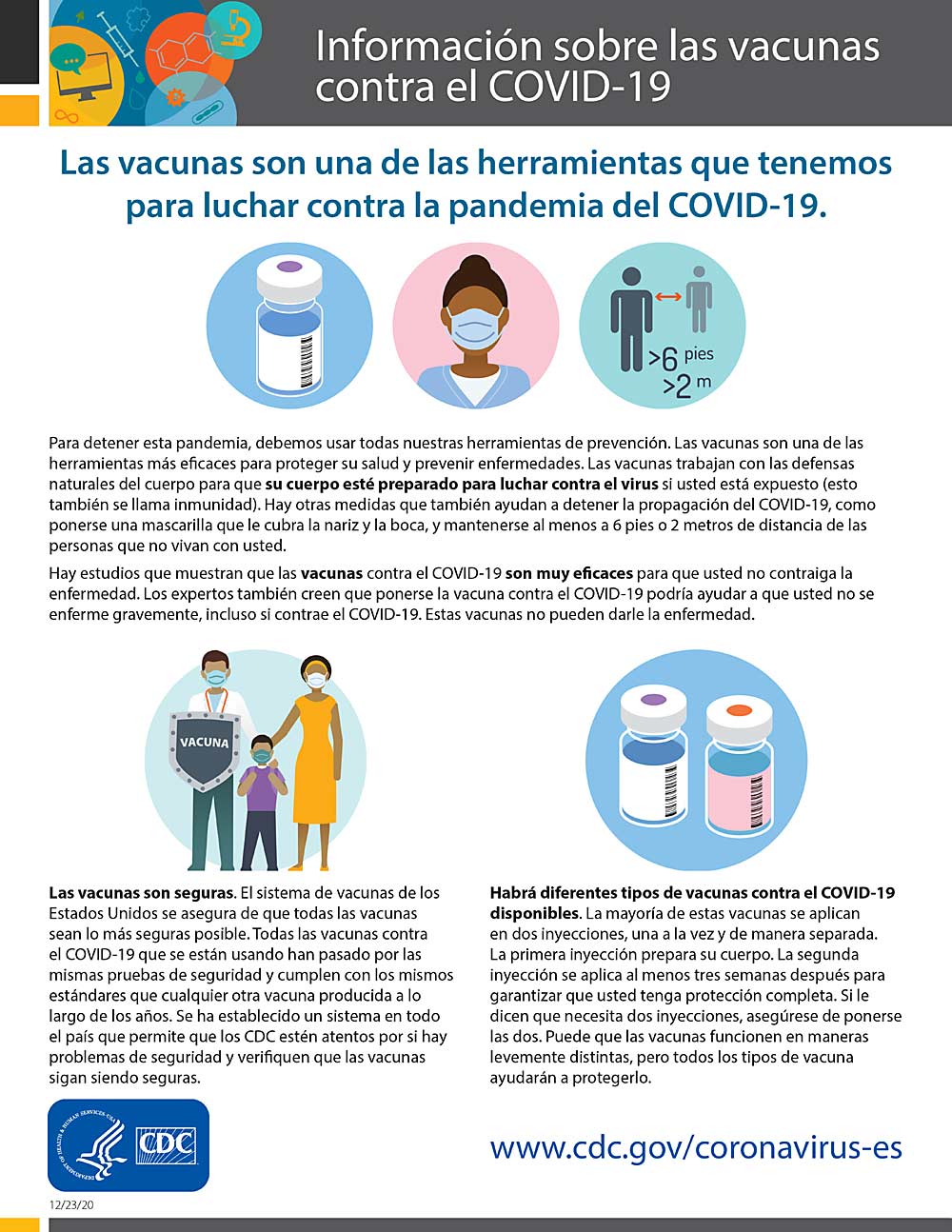 The U.S. Centers for Disease Control have published workplace posters in several languages for employers to use to communicate with their workers about the vaccine. (Courtesy U.S. Centers for Disease Control)