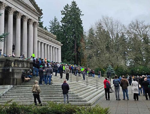 Supporters and detractors of ag overtime changes advocate in Olympia, Washington
