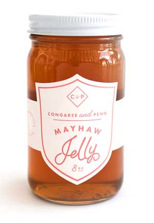 Congaree and Penn produces mayhaw jelly and mayhaw cider from its commercial orchard. Meyer’s goal is to increase production to a level that allows him to supply mayhaw juice to other food manufacturers interested in developing new products with the fruit. (Courtesy Kristen Penoyer)