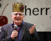 Mike Willett was named the 2019 Cherry King at the Northwest Cherry Growers’ Cherry Institute in Yakima, Washington, on Jan. 18, 2019. (TJ Mullinax/Good Fruit Grower)