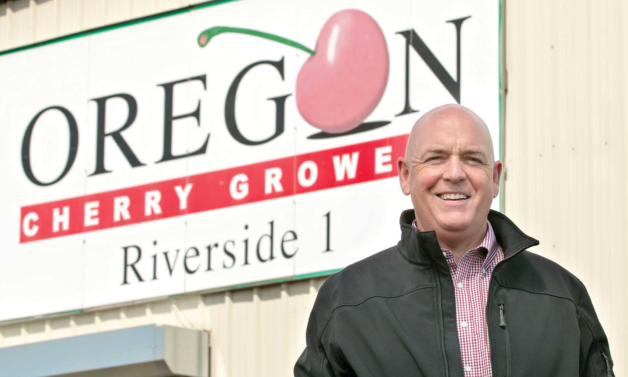 Tim Ramsey begins his third season as president and chief executive of Oregon Cherry Growers in The Dalles, Oregon on April 8, 2015.(TJ Mullinax/Good Fruit Grower)