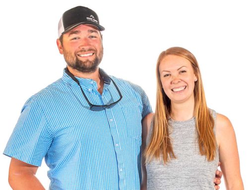 Parker and Sarah Sherrell, young growers from Hood River, Oregon