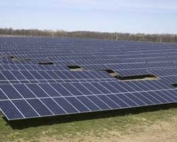 The completed Sutton Road Solar Farm became operational April 13. (Courtesy Rob Way/NYSAES)