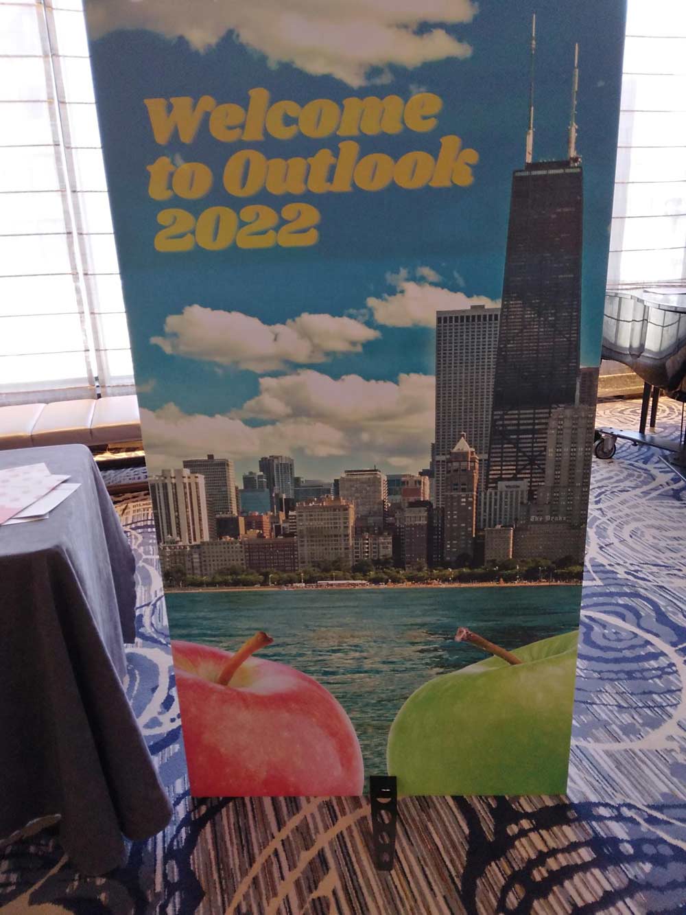 The U.S. Apple Association’s Outlook 2022 was held in Chicago Aug. 18–19. (Matt Milkovich/Good Fruit Grower)