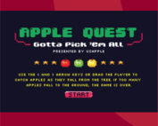 The U.S. Apple Association hopes their new online game, Apple Quest, will help highlight the importance of agricultural labor. (Courtesy U.S. Apple Association)
