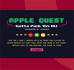 The U.S. Apple Association hopes their new online game, Apple Quest, will help highlight the importance of agricultural labor. (Courtesy U.S. Apple Association)