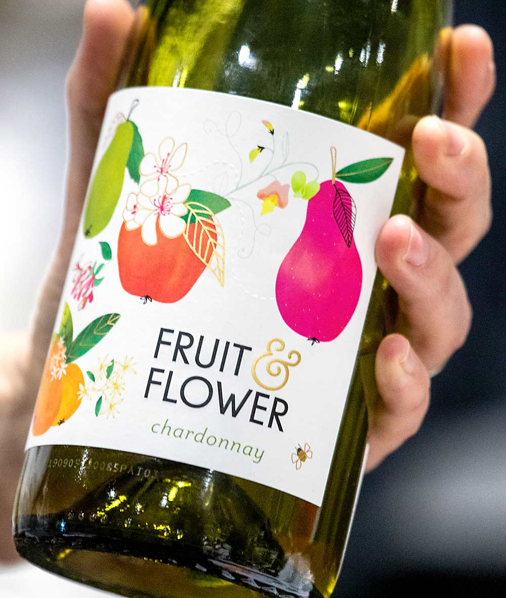 The Flower & Fruit brand is a new release from Ste. Michelle Wine Estates’ ēlicit Wine Project, its new innovation hub working to develop new products based on consumer insights. (TJ Mullinax/Good Fruit Grower)